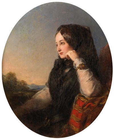 La Tristesse (olio su tela) da Abraham Solomon