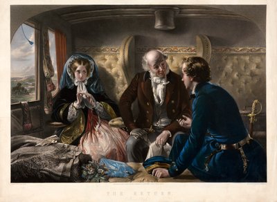 Il Ritorno Prima Classe, pub. 1857 da Abraham Solomon