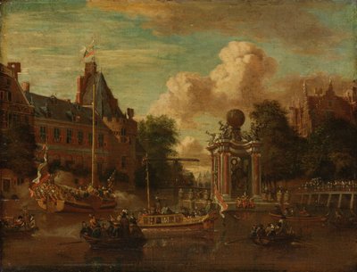 La legazione moscovita in visita ad Amsterdam, 29 agosto 1697 da Abraham Storck