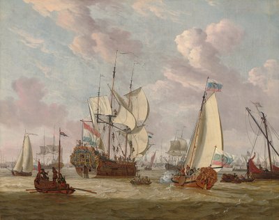 La visita di Pietro il Grande ad Amsterdam, agosto-settembre, 1697 da Abraham Storck
