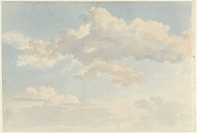 Nuvole contro il cielo blu da Abraham Teerlink