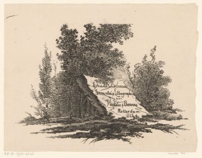 Pietra nel paesaggio (Studio di cavalli) da Abraham Vinkeles