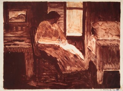 Schizzo di figura, 1900-1908 da Abraham Walkowitz