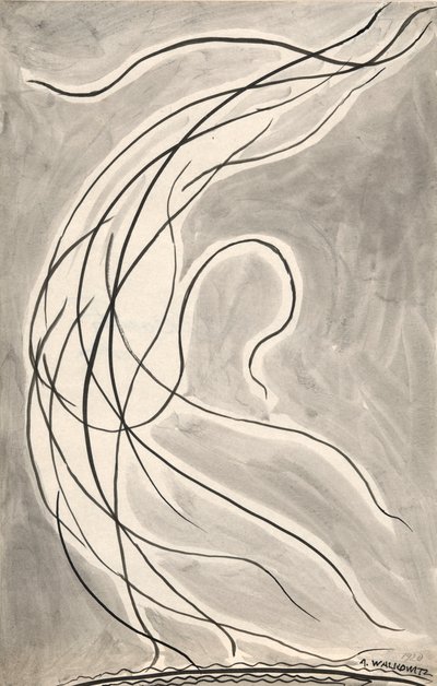 Linee ritmiche: astrazione della danza da Abraham Walkowitz