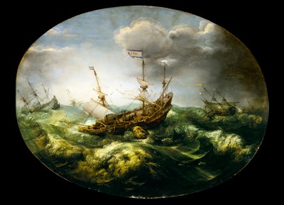 Giona e la balena, inizio a metà del XVII secolo da Abraham Willaerts