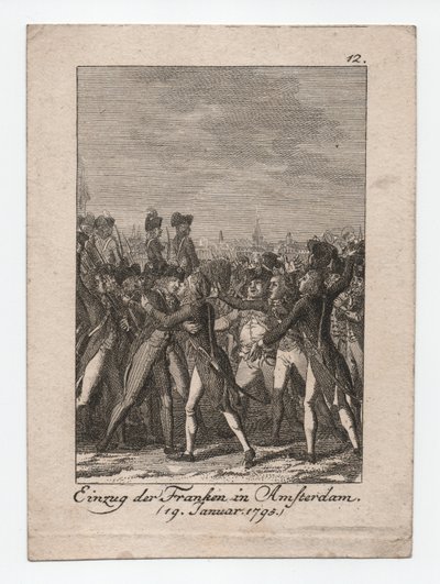 Ingresso dei Franchi ad Amsterdam da Abraham Wolfgang Küffner