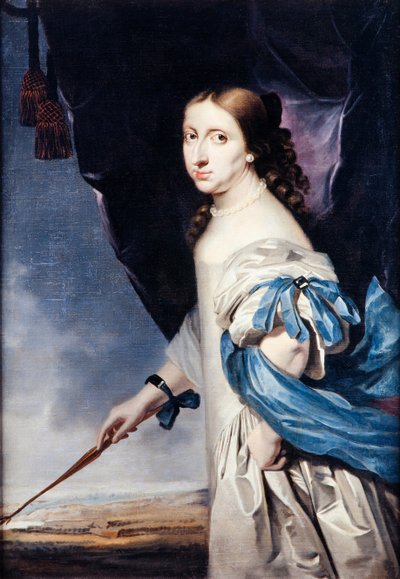 Ritratto della regina Cristina di Svezia 1626-1689, 1661 da Abraham Wuchters