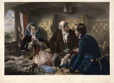 Il ritorno (Prima Classe), pub. 1857 da Abraham after Solomon
