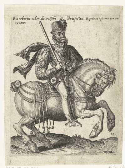Comandante cavaliere tedesco da Abraham de Bruyn (attributed to)