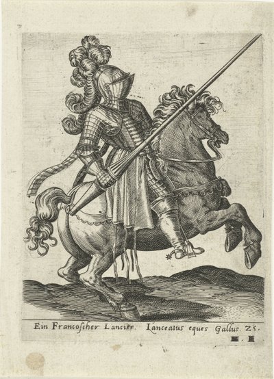 Lanciere francese da Abraham de Bruyn (attributed to)