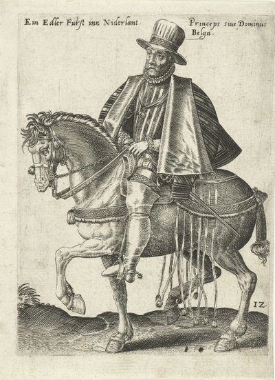 Principe olandese a cavallo da Abraham de Bruyn (attributed to)