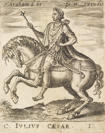 C. Giulio Cesare da Dodici Cesari a cavallo, c1565-1587 da Abraham de Bruyn
