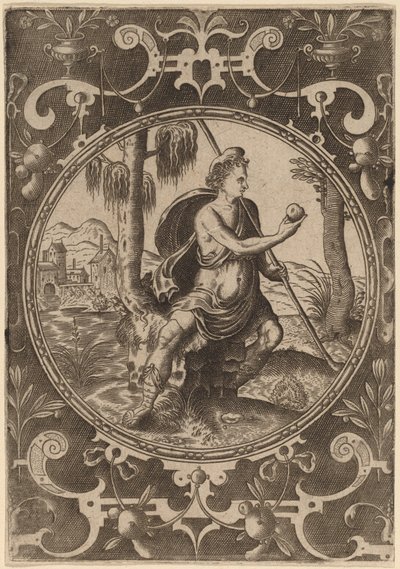 Paride con la mela da Abraham de Bruyn