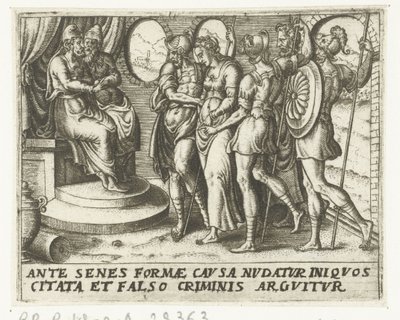 Susanna davanti ai giudici da Abraham de Bruyn