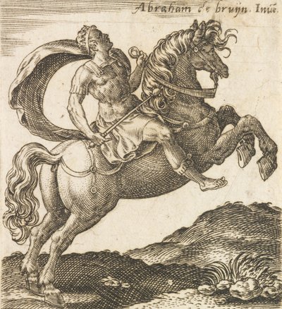Tito Vespasiano da Dodici Cesari a Cavallo, ca. 1565-1587 da Abraham de Bruyn
