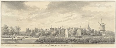 Veduta di Gouda, dall