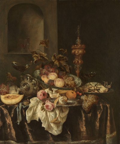 Natura Morta da Abraham van Beyeren (attributed to)