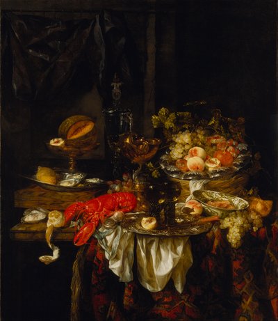Natura morta con banchetto da Abraham van Beyeren