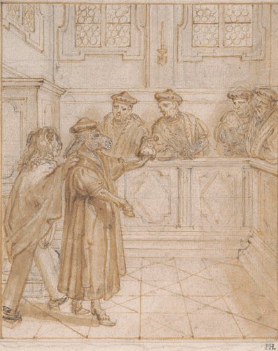 Dottor Asino (Una Satira sulla Legge) da Abraham van Diepenbeeck