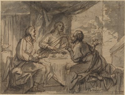 Cena in Emmaus da Abraham van Diepenbeeck