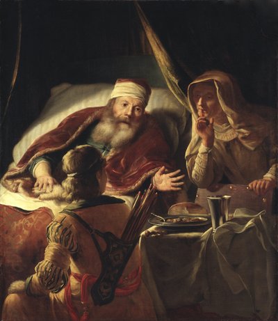 Isacco benedice Giacobbe da Abraham van Dijck