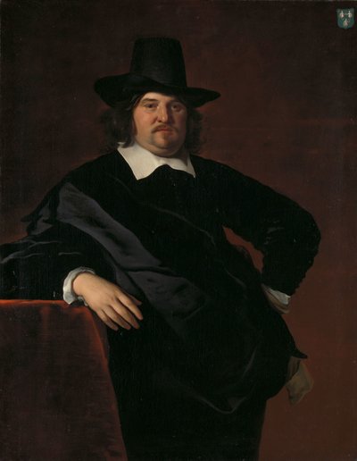 Abraham de Visscher (1605-67). Mercante di Amsterdam e direttore della Compagnia Olandese delle Indie Occidentali da Abraham van den Tempel (attributed to)
