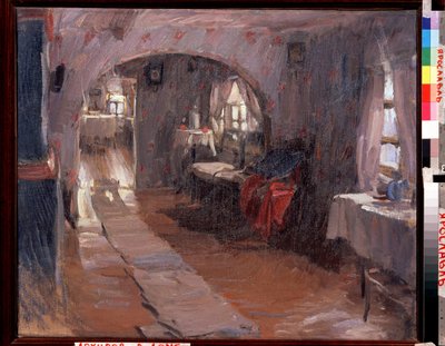 In una casa di campagna da Abram Efimovich Arkhipov