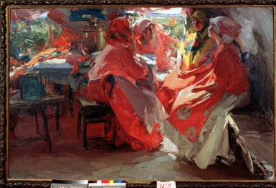 Les visiteurs da Abram Efimovich Arkhipov