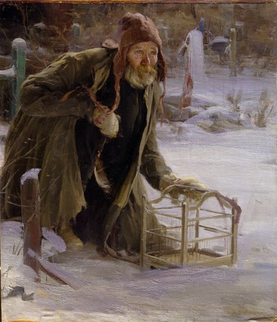 Il cacciatore di uccelli da Abram Efimovich Arkhipov