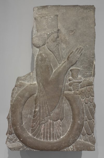 Ahuramazda nel disco alato, Persepoli, 486-460 a.C. da Achaemenid