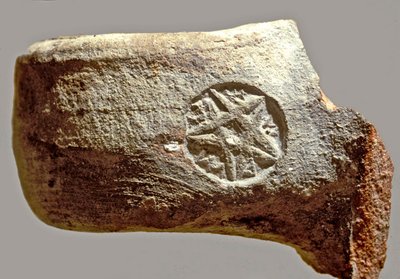 Manico di vaso con iscrizione in antico ebraico che legge Yerslm da Achaemenid