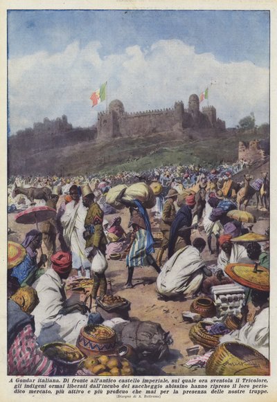 A Gondar italiana da Achille Beltrame