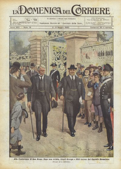 Alla Conferenza di San Remo da Achille Beltrame