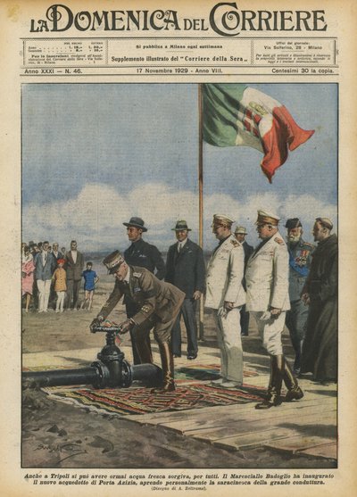Anche a Tripoli si può avere ormai acqua fresca sorgiva, per tutti da Achille Beltrame