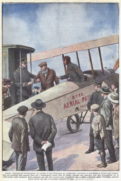 Anche i delinquenti in aeroplano da Achille Beltrame