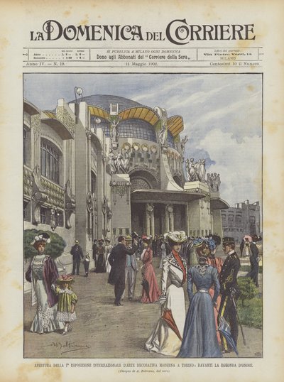 Apertura della Ia esposizione internazionale d