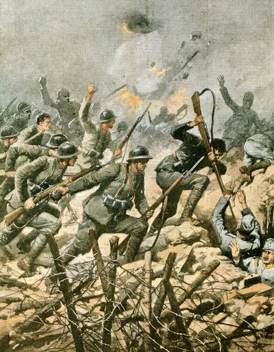Assalto al Monte Ortigara da Achille Beltrame
