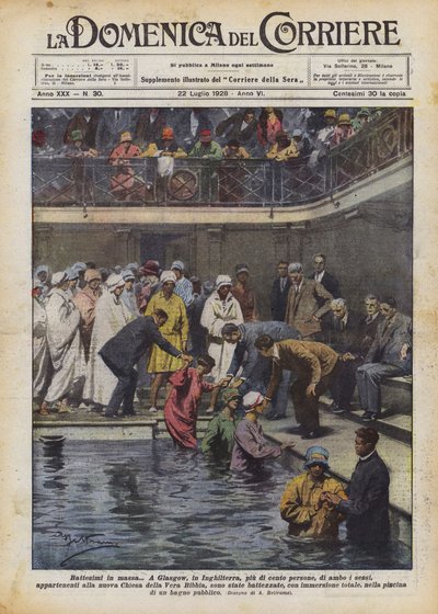 Battesimi in massa da Achille Beltrame
