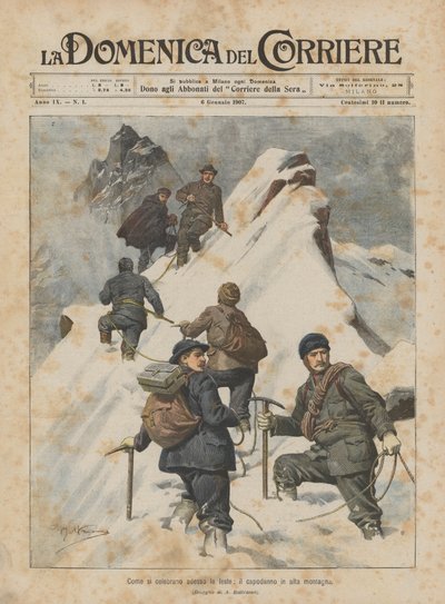 Come si celebrano adesso le feste, il capodanno in alta montagna da Achille Beltrame