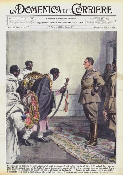 Continuano in Etiopia le sottomissioni di alti personaggi da Achille Beltrame