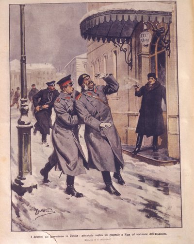 Illustrazione di copertina del Terrorismo nell