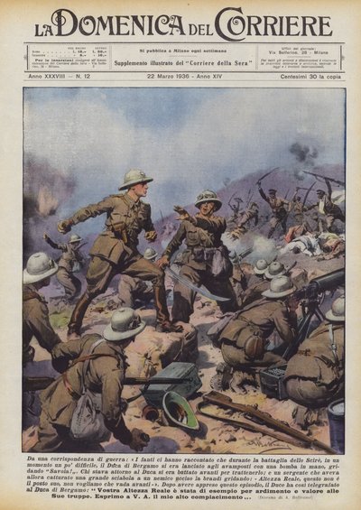 Da una corrispondenza di guerra da Achille Beltrame