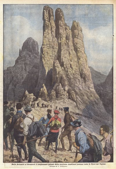Dalle Dolomiti al Brennero da Achille Beltrame