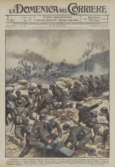 Di giorno e di notte il Comando austriaco gettò contro la nuova linea italiana da Achille Beltrame