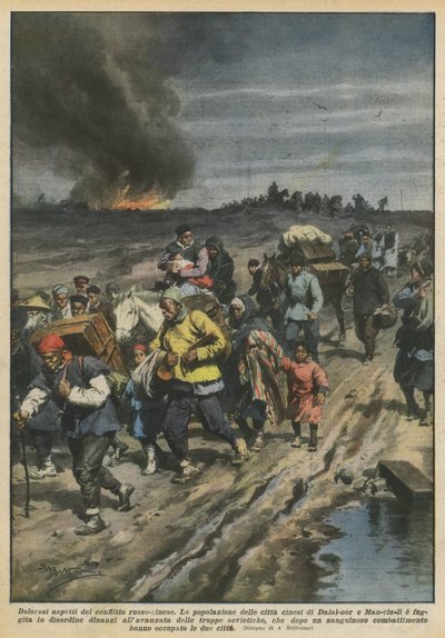 Dolorosi aspetti del conflitto russo-cinese da Achille Beltrame