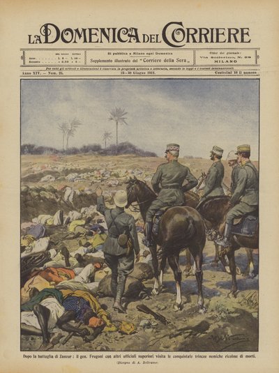 Dopo la battaglia di Zanzur da Achille Beltrame