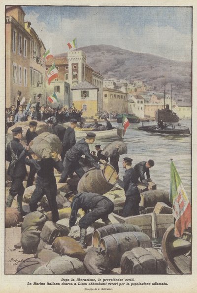 Dopo la liberazione, le provvidenze civili da Achille Beltrame