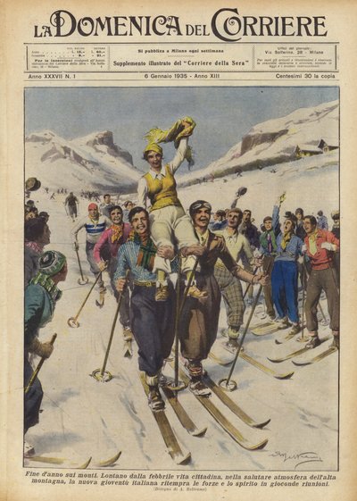 Fine danno sui monti da Achille Beltrame