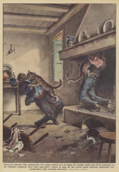 Gatti da guardia da Achille Beltrame