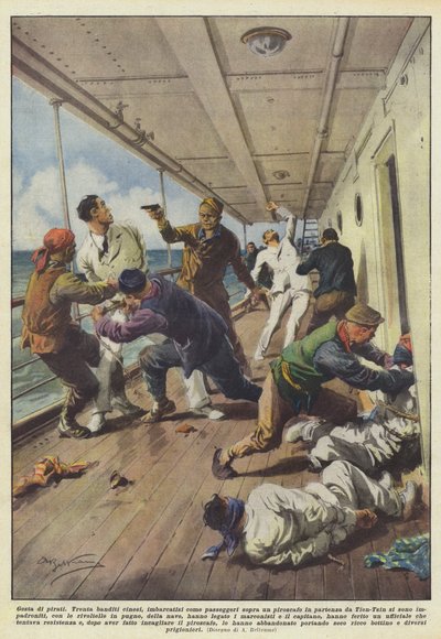 Gesta di pirati da Achille Beltrame